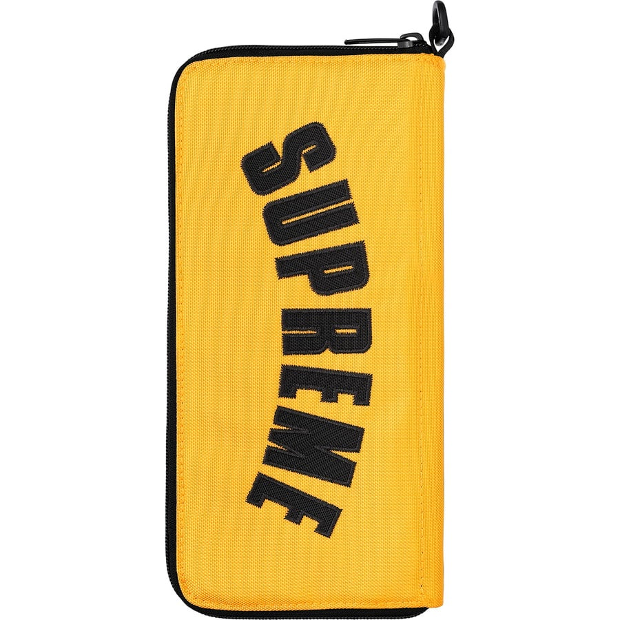 Details on Supreme The North Face Arc Logo Organizer Yellow from spring summer
                                                    2019 (Price is $48)