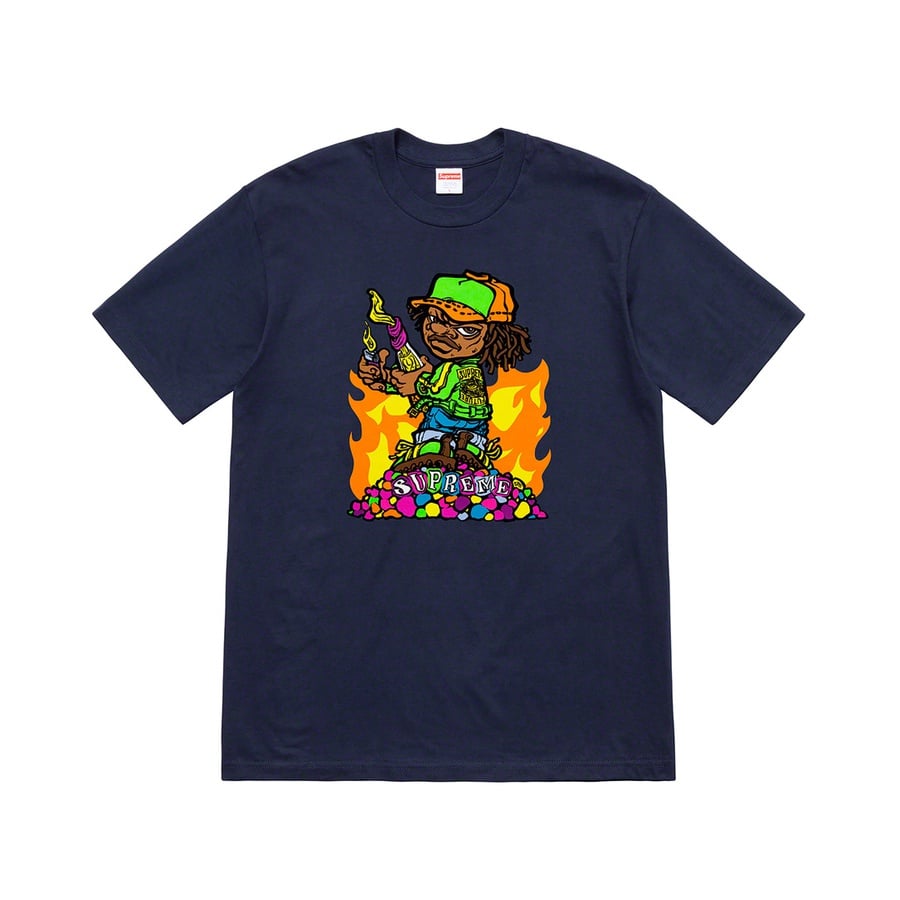 Supreme Molotov Kid Tee released during spring summer 19 season