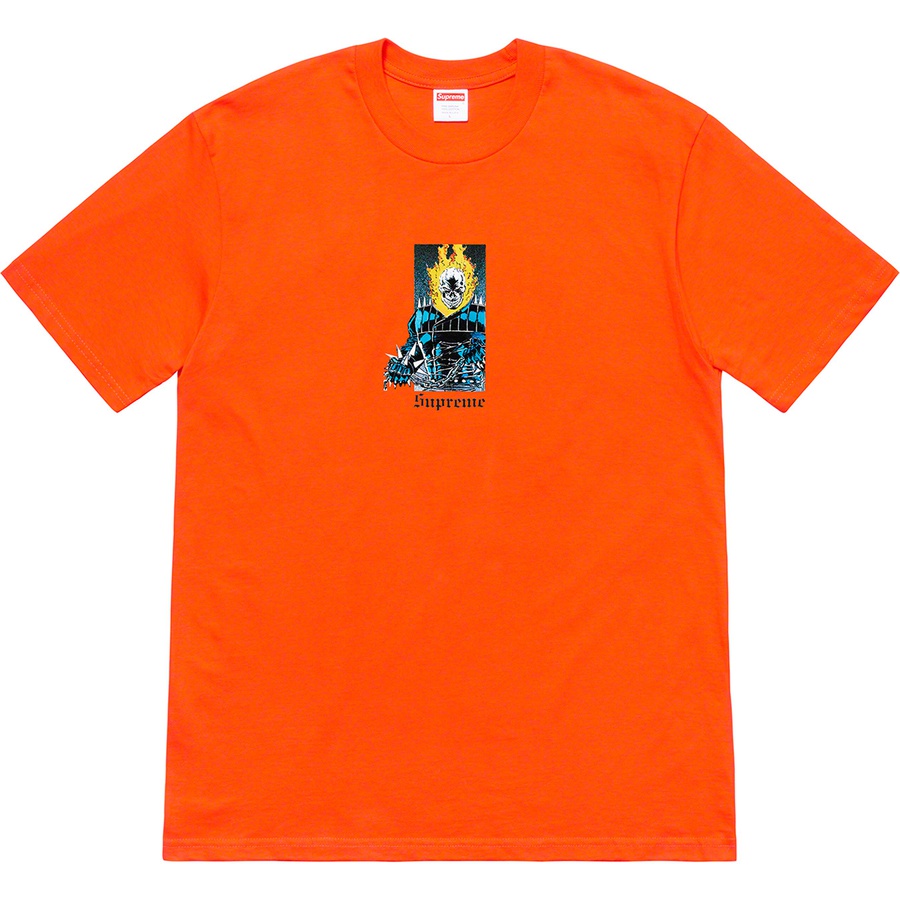 Details on Ghost Rider© Tee Orange from spring summer
                                                    2019 (Price is $44)