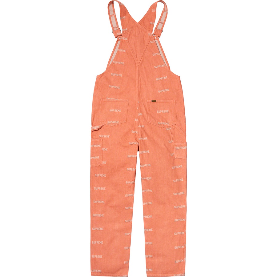 Details on Logo Denim Overalls Orange from spring summer
                                                    2019 (Price is $228)