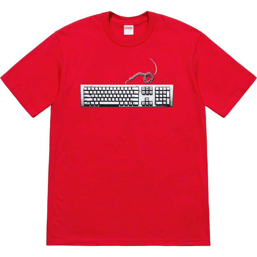 Details on Keyboard Tee Red from spring summer
                                                    2019 (Price is $38)