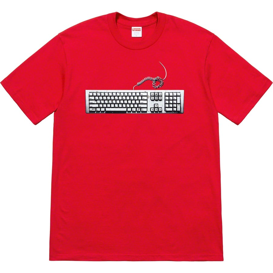 Details on Keyboard Tee Red from spring summer
                                                    2019 (Price is $38)