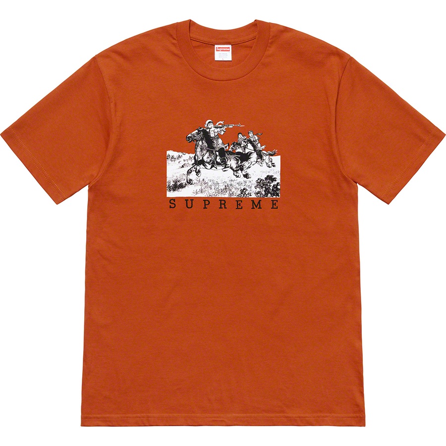 Details on Riders Tee Rust from spring summer
                                                    2019 (Price is $38)