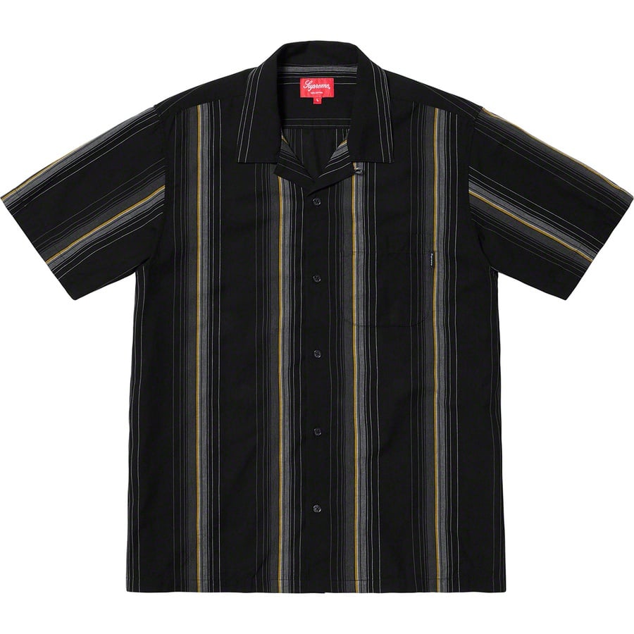 Details on Vertical Stripe S S Shirt Black from spring summer 2019 (Price is $118)