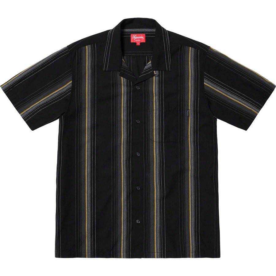 Details on Vertical Stripe S S Shirt Black from spring summer
                                                    2019 (Price is $118)