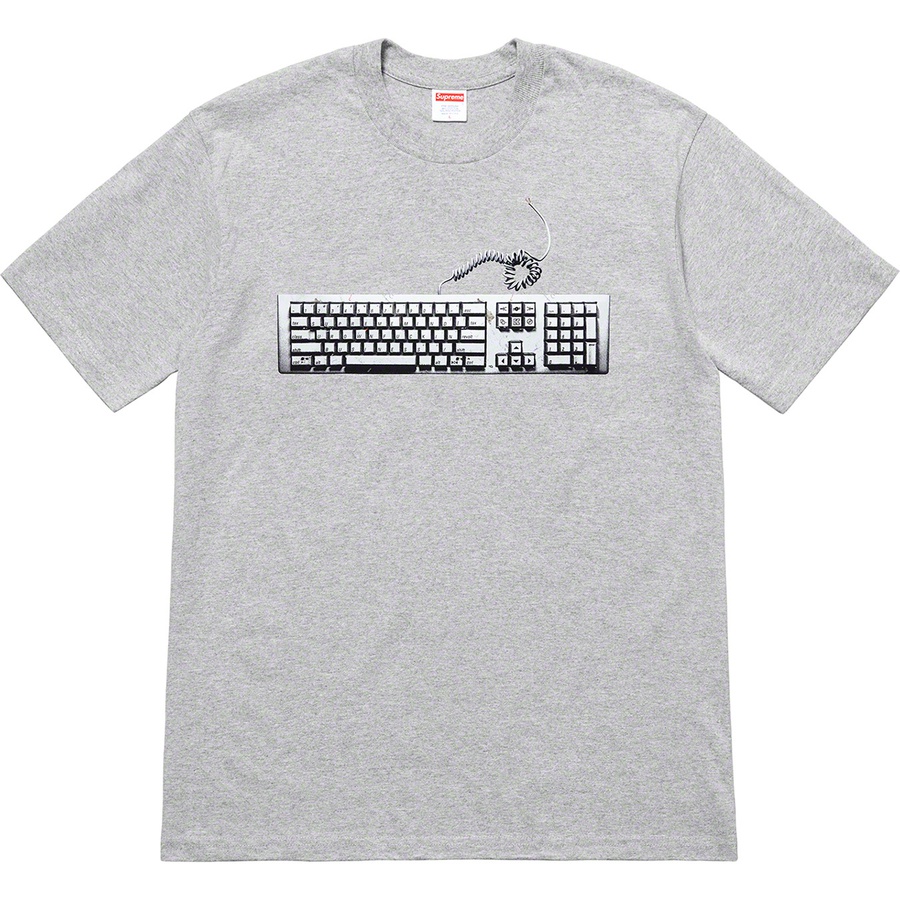 Details on Keyboard Tee Heather Grey from spring summer
                                                    2019 (Price is $38)