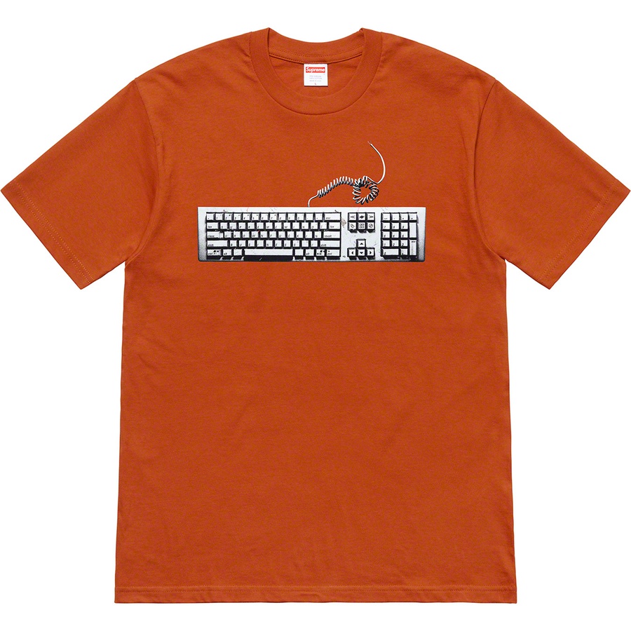 Details on Keyboard Tee Rust from spring summer 2019 (Price is $38)