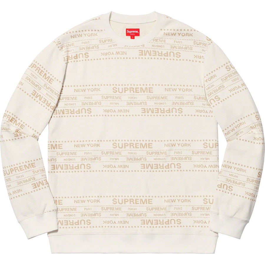 Details on Metallic Jacquard Crewneck White from spring summer 2019 (Price is $118)