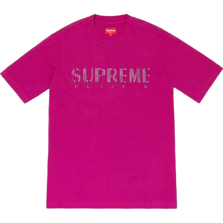 Details on Gradient Logo Tee Magenta from spring summer
                                                    2019 (Price is $88)