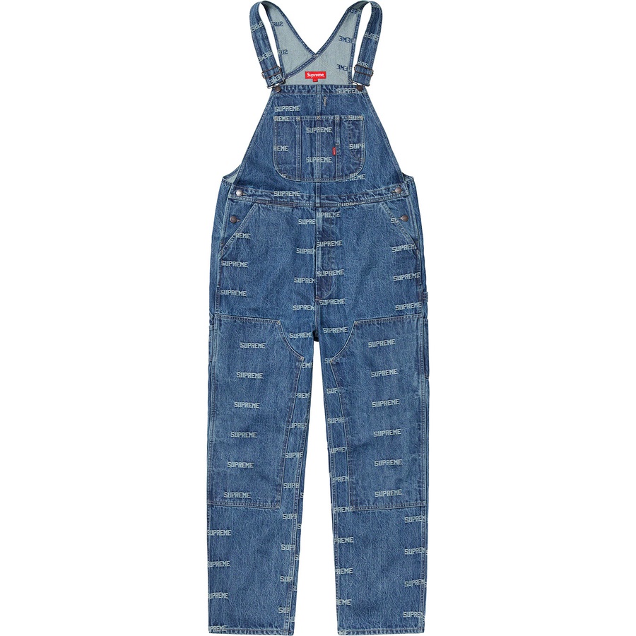 Details on Logo Denim Overalls Blue from spring summer 2019 (Price is $228)