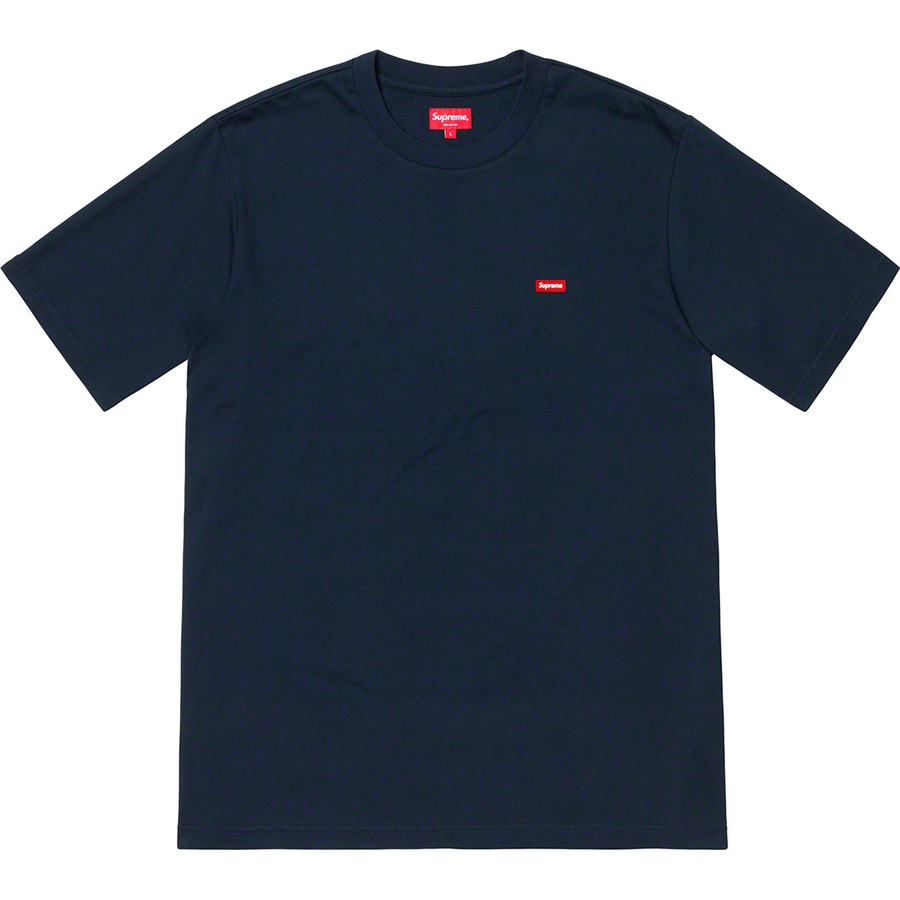 Details on Small Box Tee Navy from spring summer
                                                    2019 (Price is $58)