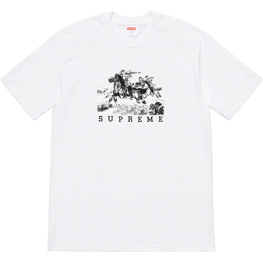 Supreme Riders Tee (SS19) - White - $38