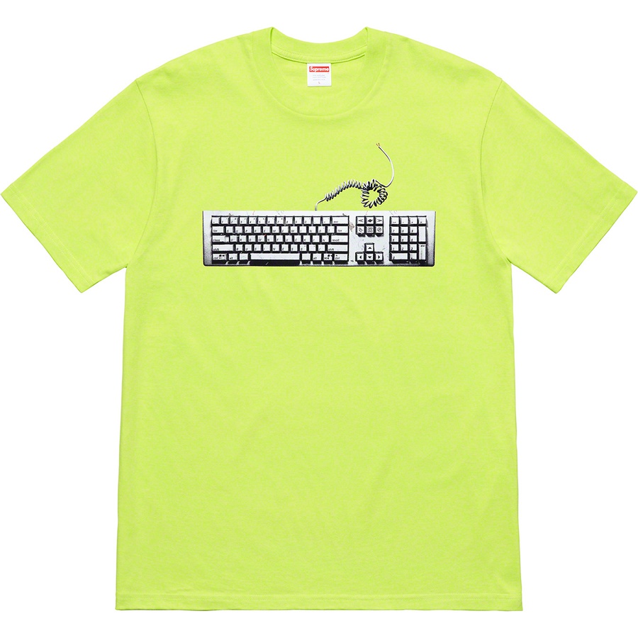 Details on Keyboard Tee Neon Green from spring summer
                                                    2019 (Price is $38)