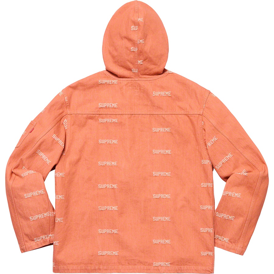 Details on Logo Denim Turnout Jacket Orange from spring summer
                                                    2019 (Price is $288)