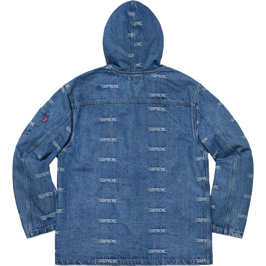 Details on Logo Denim Turnout Jacket Blue from spring summer
                                                    2019 (Price is $288)