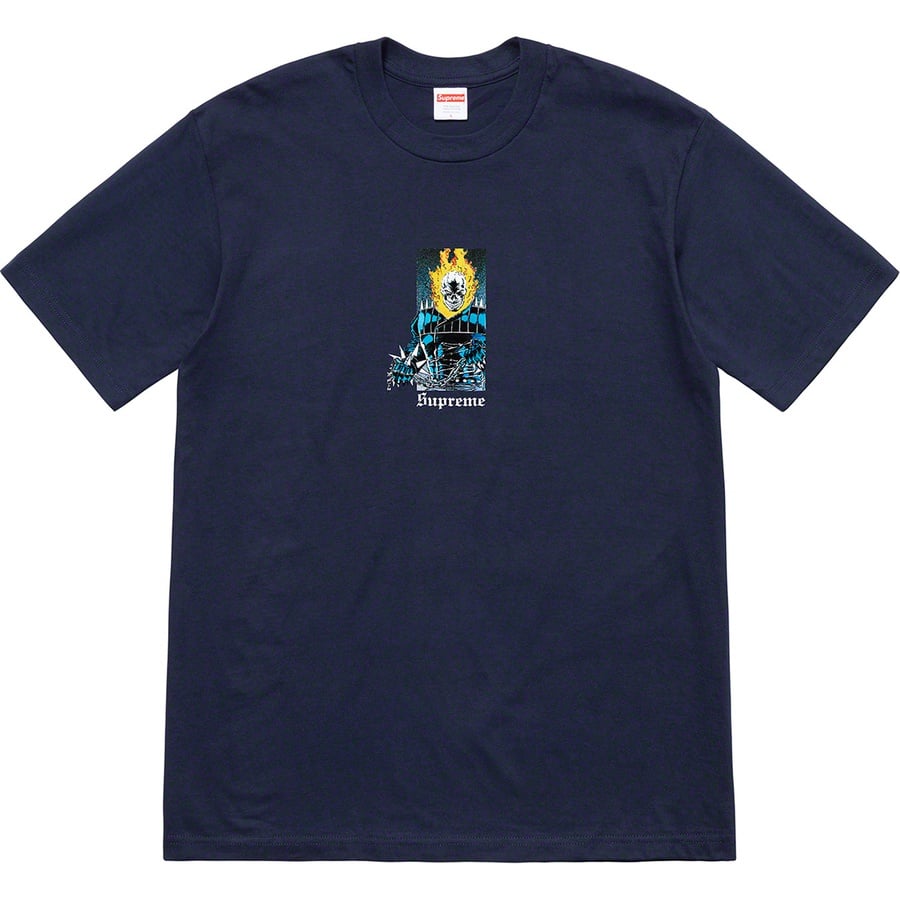 Details on Ghost Rider© Tee Navy from spring summer
                                                    2019 (Price is $44)