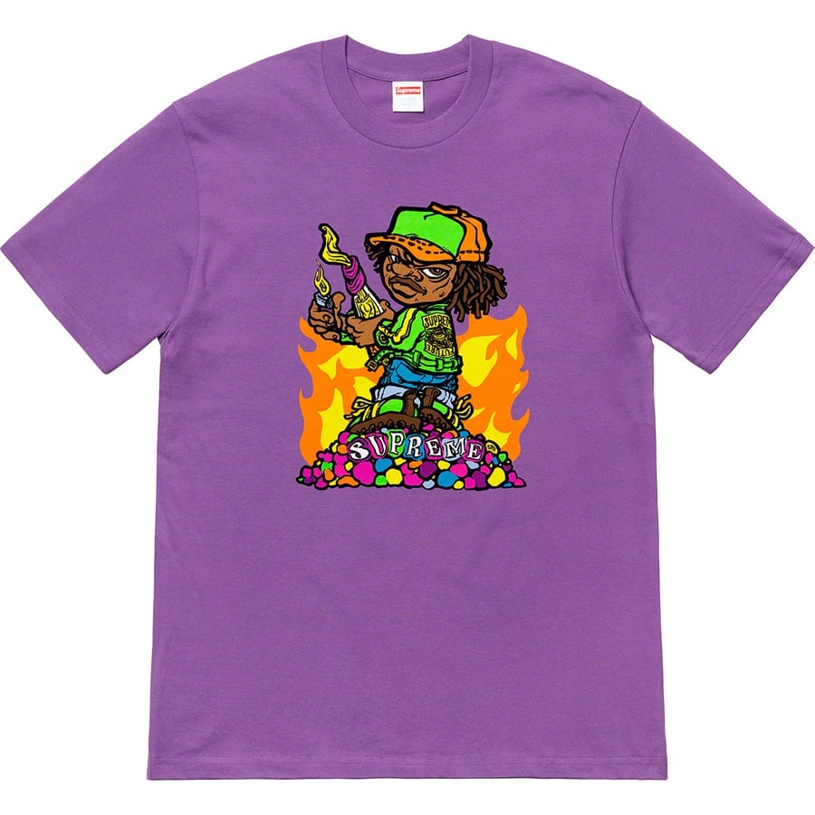 Supreme Molotov Kid Tee (SS19) - Purple - $38