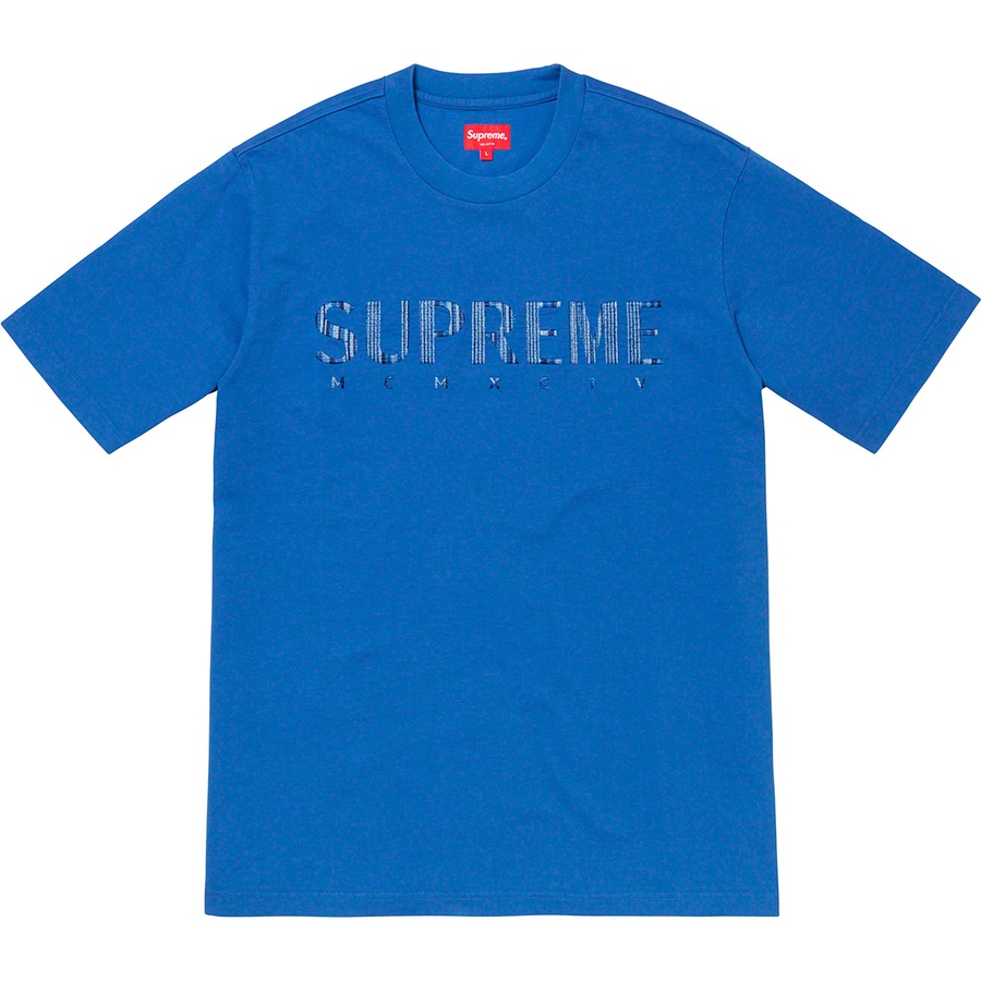 Details on Gradient Logo Tee Blue from spring summer 2019 (Price is $88)