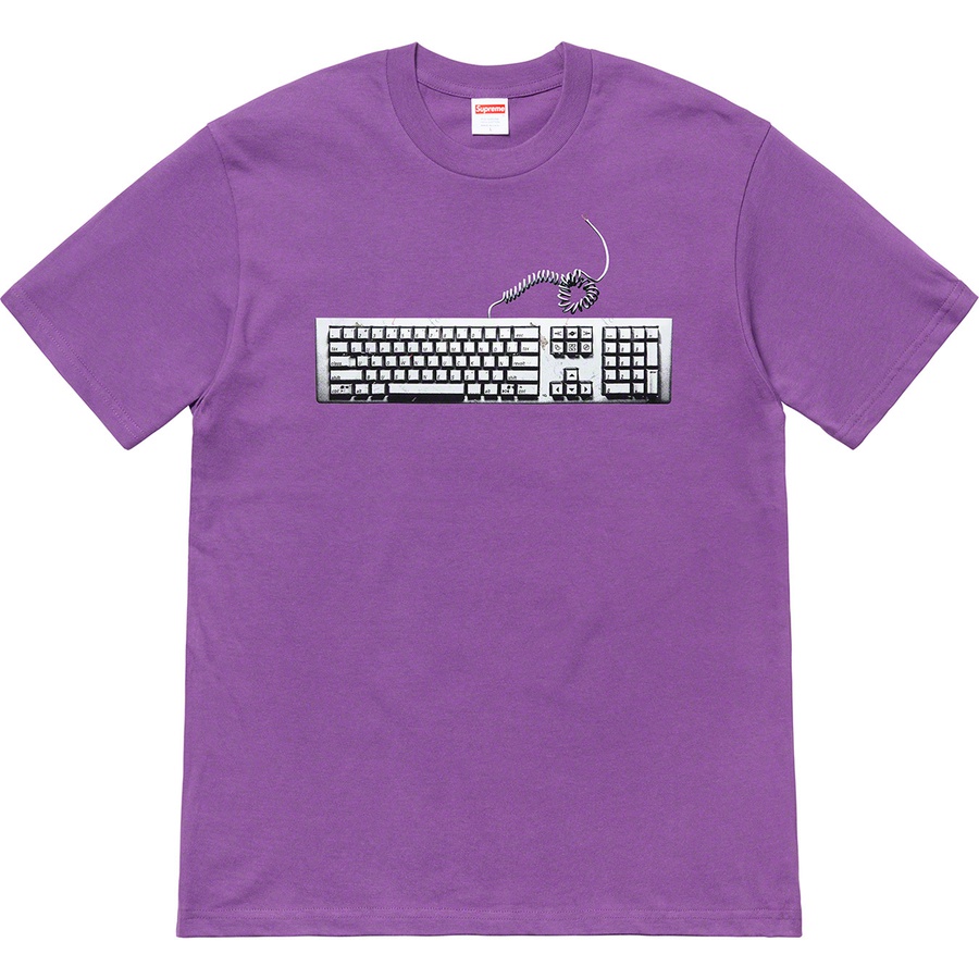 Details on Keyboard Tee Purple from spring summer 2019 (Price is $38)