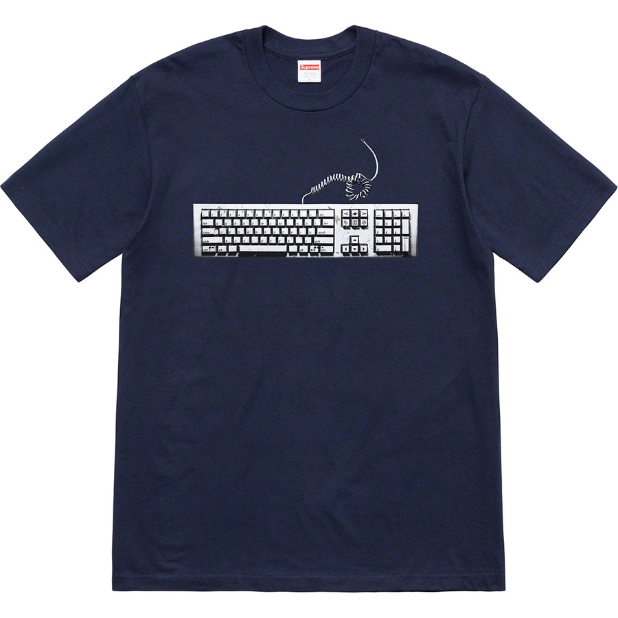Details on Keyboard Tee Navy from spring summer 2019 (Price is $38)