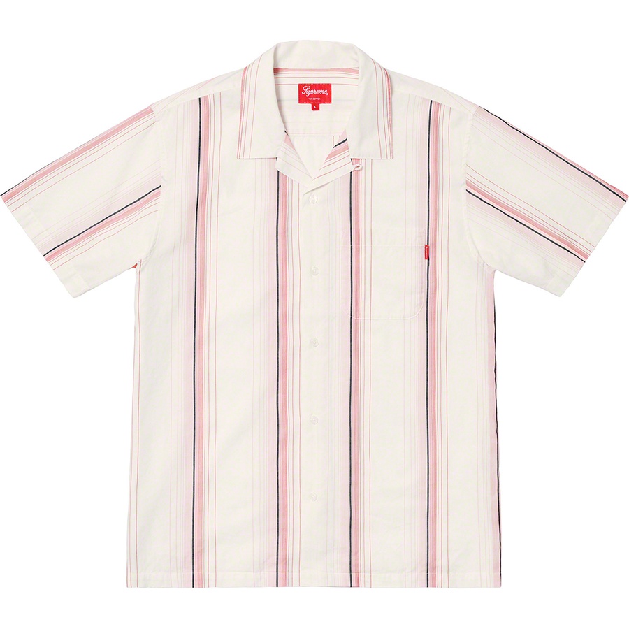 Details on Vertical Stripe S S Shirt Off-White from spring summer 2019 (Price is $118)