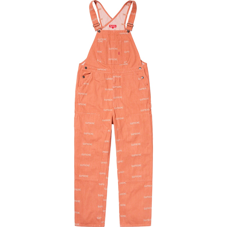 Details on Logo Denim Overalls Orange from spring summer
                                                    2019 (Price is $228)