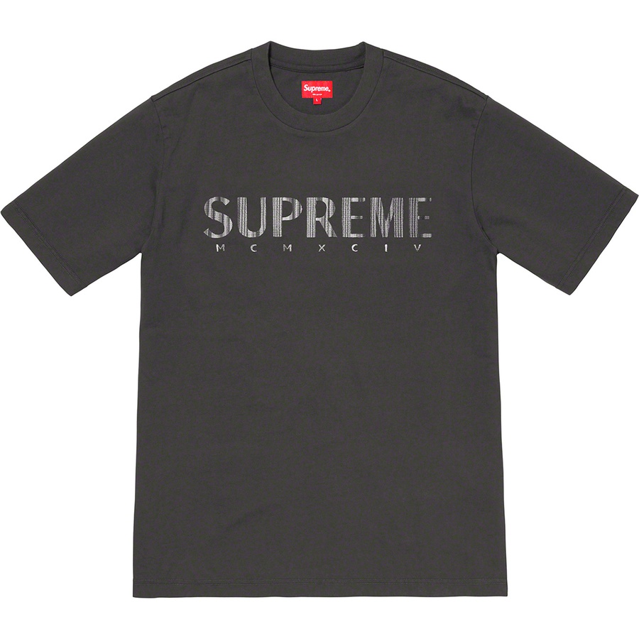 Details on Gradient Logo Tee Dusty Black from spring summer
                                                    2019 (Price is $88)