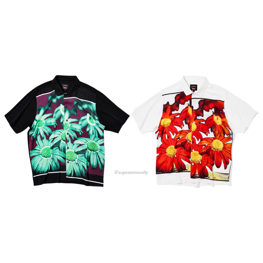Details on Supreme Jean Paul Gaultier Flower Power Rayon Shirt from spring summer
                                            2019 (Price is $158)