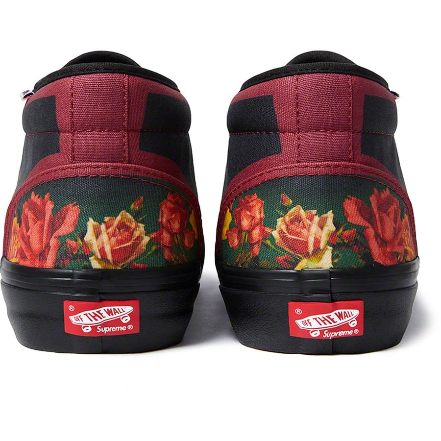 Supreme Supreme Vans Jean Paul Gaultier Floral Print Chukka Pro (SS19) - Cardinal - $118