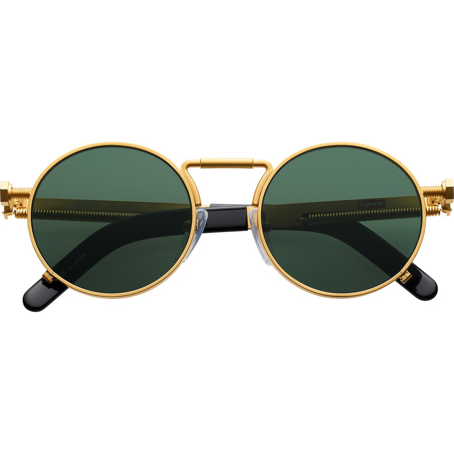 Details on Supreme Jean Paul Gaultier Sunglasses Gold from spring summer
                                                    2019 (Price is $388)