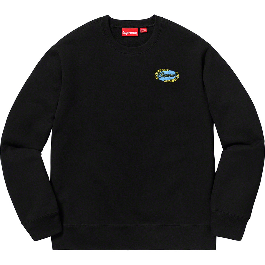 Details on Chain Logo Crewneck Black from spring summer
                                                    2019 (Price is $138)