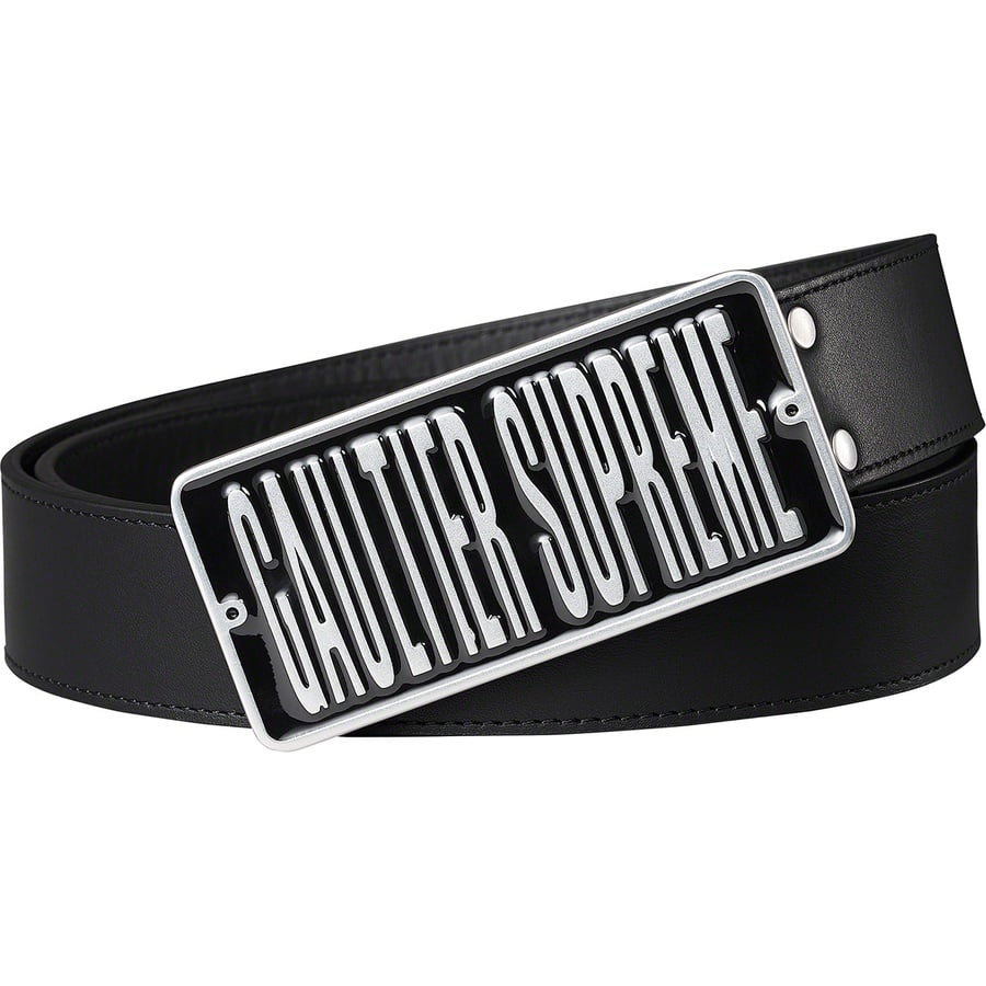 Details on Supreme Jean Paul Gaultier Belt Black from spring summer
                                                    2019 (Price is $168)