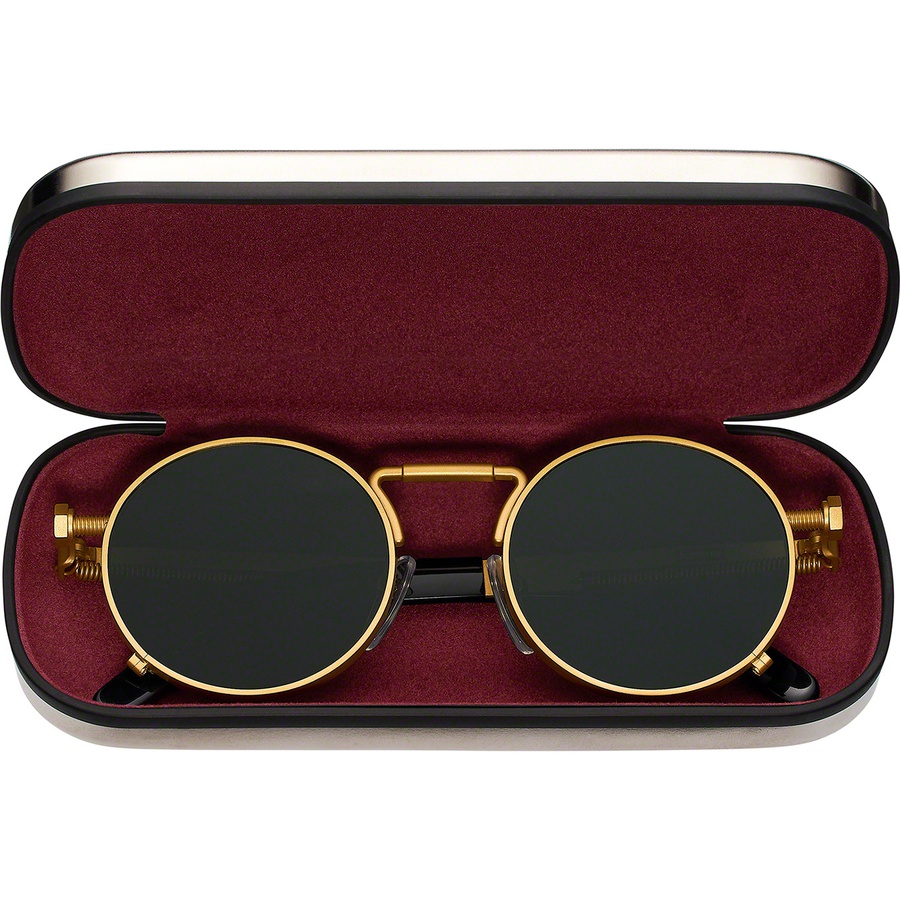 Details on Supreme Jean Paul Gaultier Sunglasses Gold from spring summer
                                                    2019 (Price is $388)