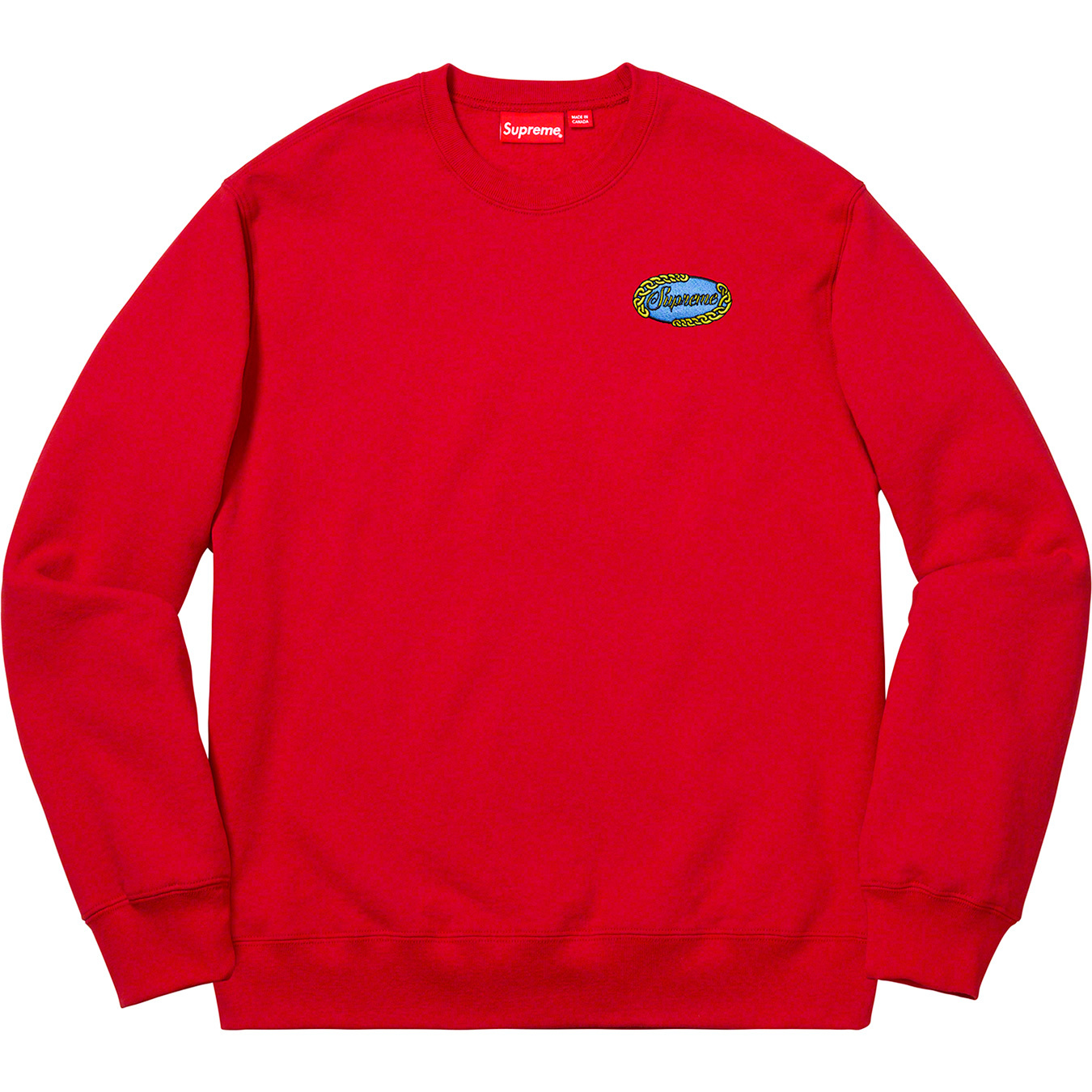 supreme week7 Chain Logo Crewneck  COLOR