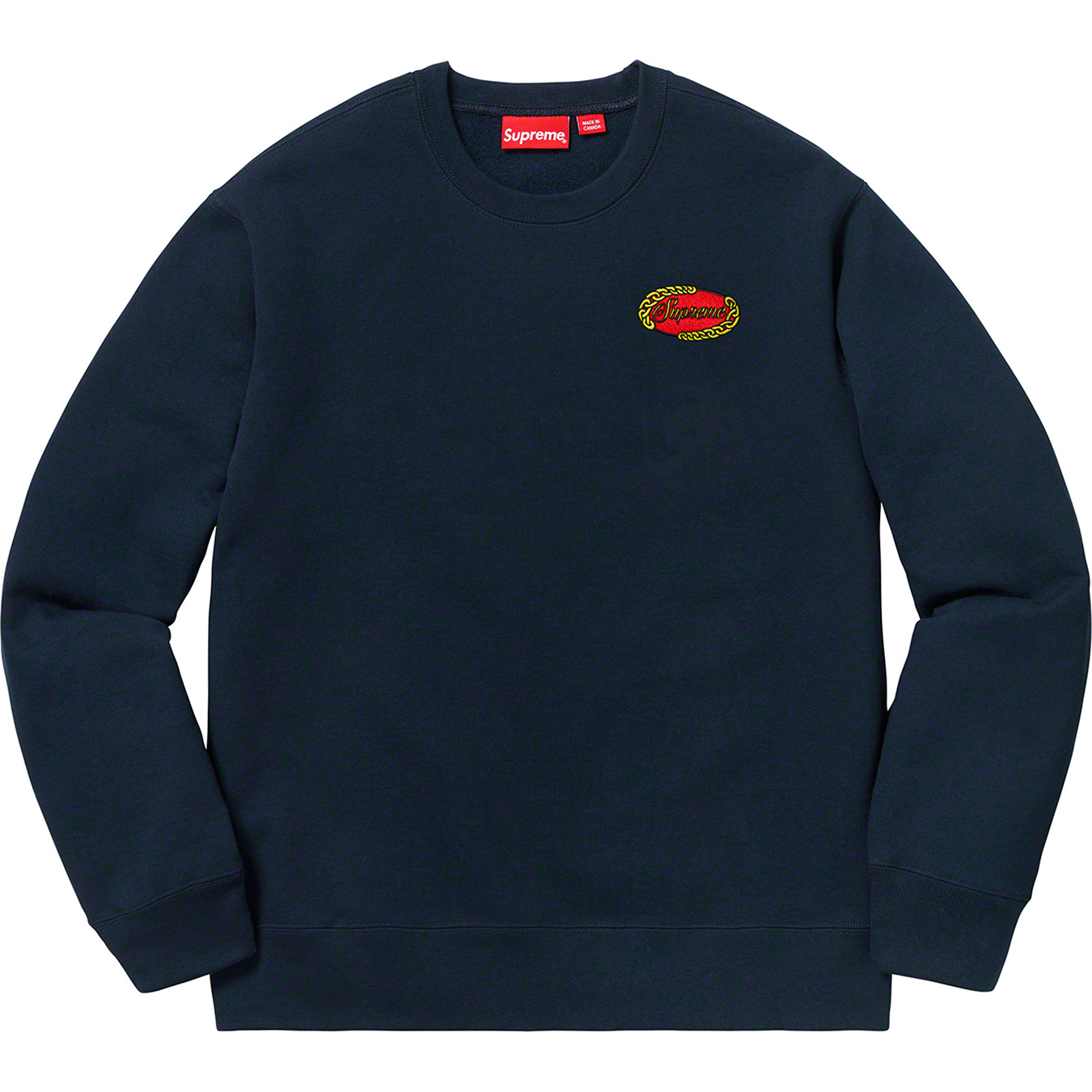 Chain Logo Crewneck - spring summer 2019 - Supreme