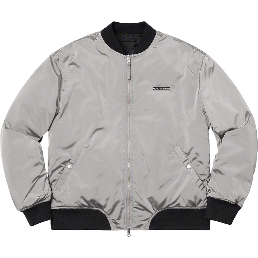 Supreme Supreme Jean Paul Gaultier Reversible Backpack MA-1 (SS19) - Silver - $368