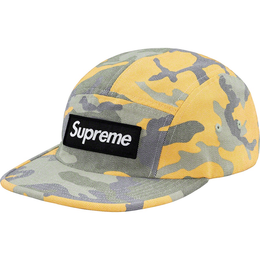 Details on Washed Out Camo Camp Cap Yellow Camo from spring summer
                                                    2019 (Price is $48)