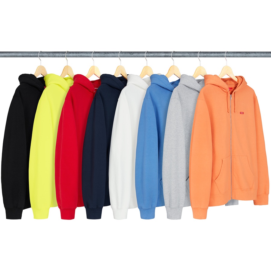 Details on Small Box Zip Up Sweatshirt from spring summer 2019 (Price is $158)