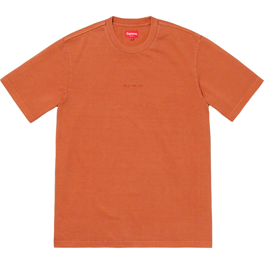 Details on Overdyed Tee Rust from spring summer
                                                    2019 (Price is $58)