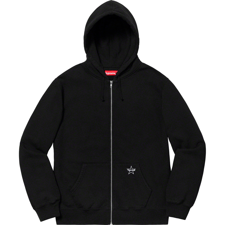 Details on Star Zip Up Sweatshirt Black from spring summer
                                                    2019 (Price is $148)