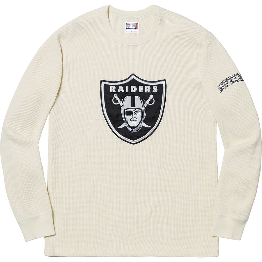 Details on Supreme NFL Raiders '47 Thermal Natural from spring summer
                                                    2019 (Price is $110)