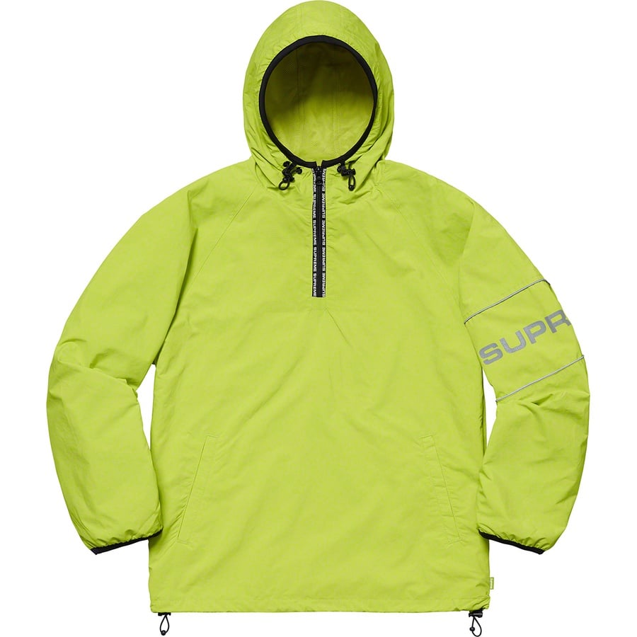 Details on Nylon Ripstop Hooded Pullover Lime from spring summer
                                                    2019 (Price is $158)