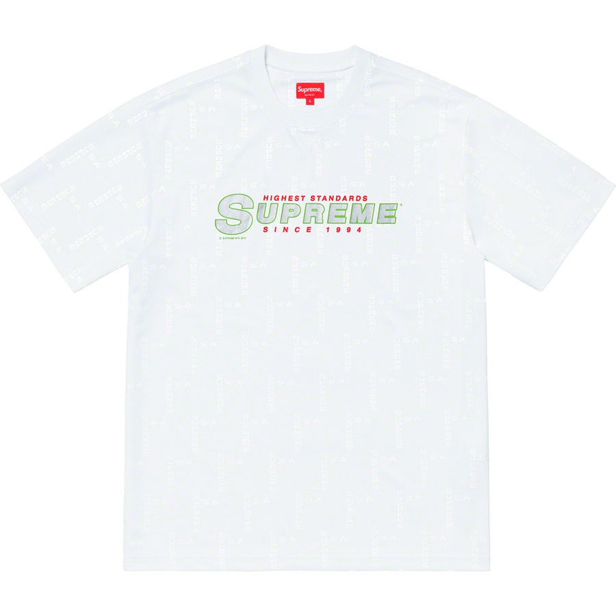 Details on Highest Standards Athletic S S Top White from spring summer 2019 (Price is $98)