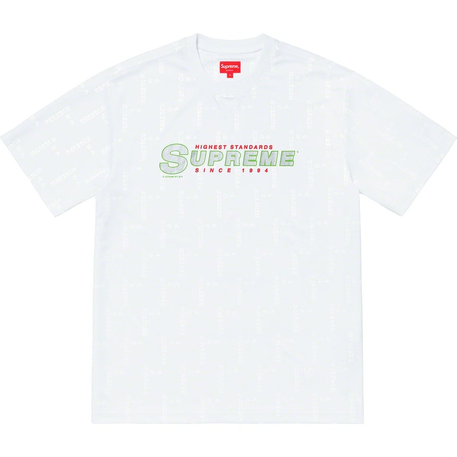 Details on Highest Standards Athletic S S Top White from spring summer
                                                    2019 (Price is $98)