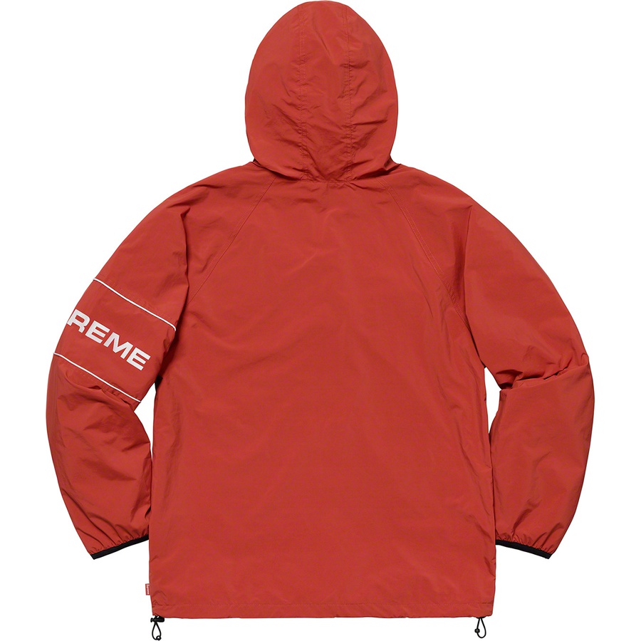 Details on Nylon Ripstop Hooded Pullover Rust from spring summer
                                                    2019 (Price is $158)