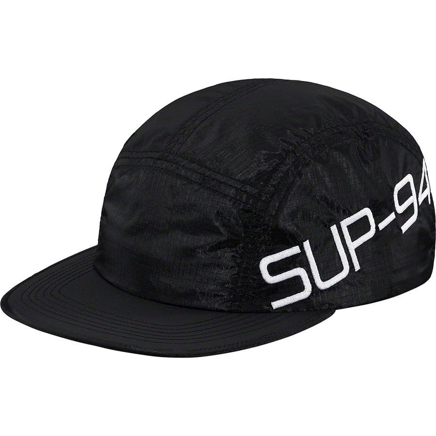 Supreme Side Logo Camp Cap (SS19) - Black - $54