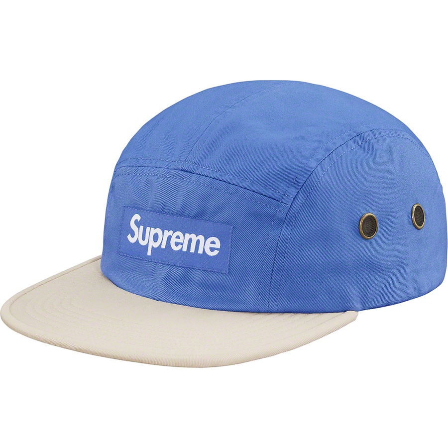 Details on 2-Tone Camp Cap Light Royal from spring summer
                                                    2019 (Price is $54)