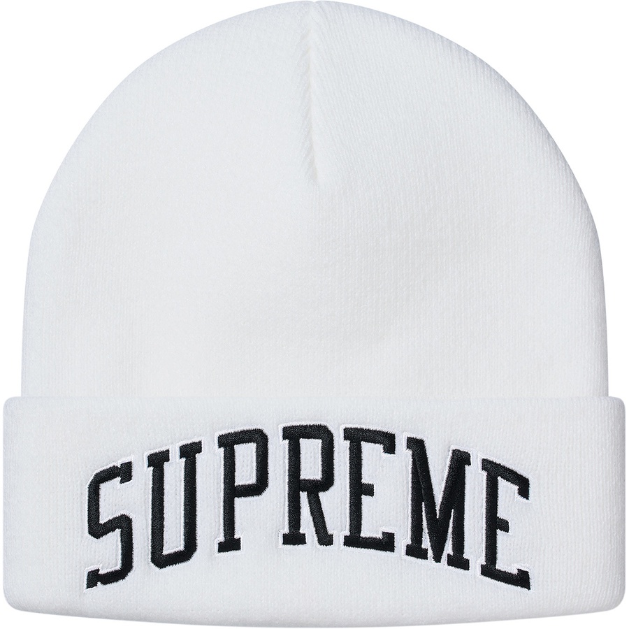 Details on Supreme NFL Raiders '47 Beanie White from spring summer
                                                    2019 (Price is $38)