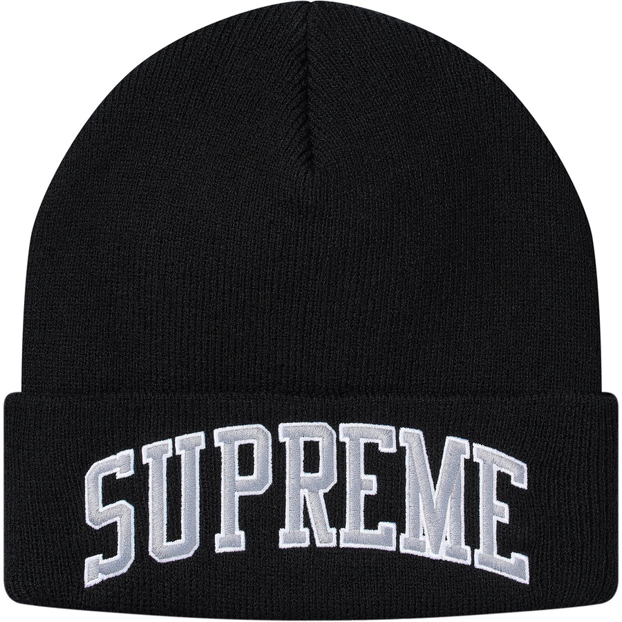 Details on Supreme NFL Raiders '47 Beanie Black from spring summer 2019 (Price is $38)