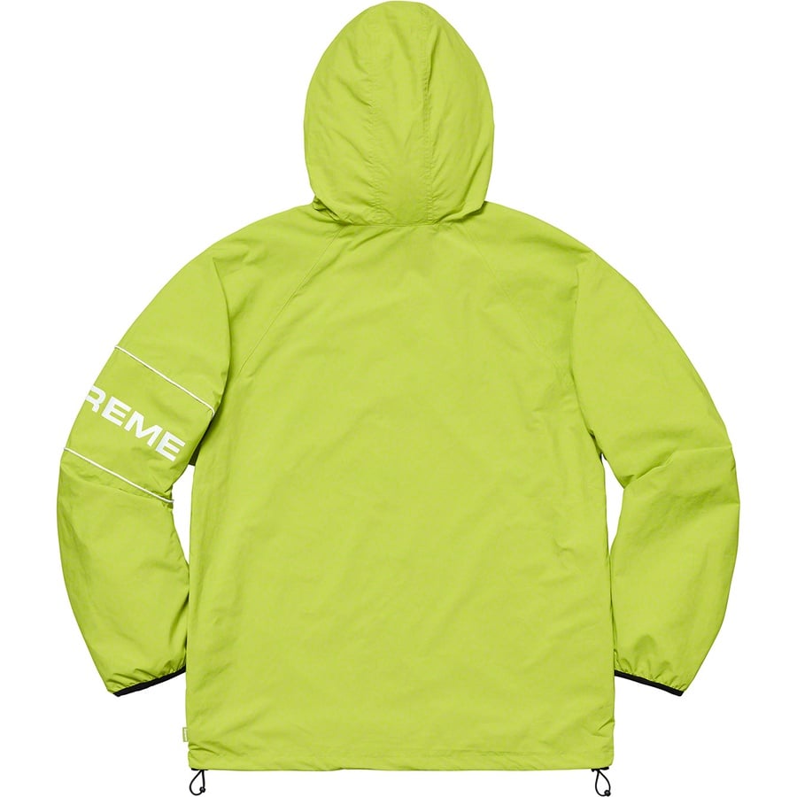 Details on Nylon Ripstop Hooded Pullover Lime from spring summer
                                                    2019 (Price is $158)